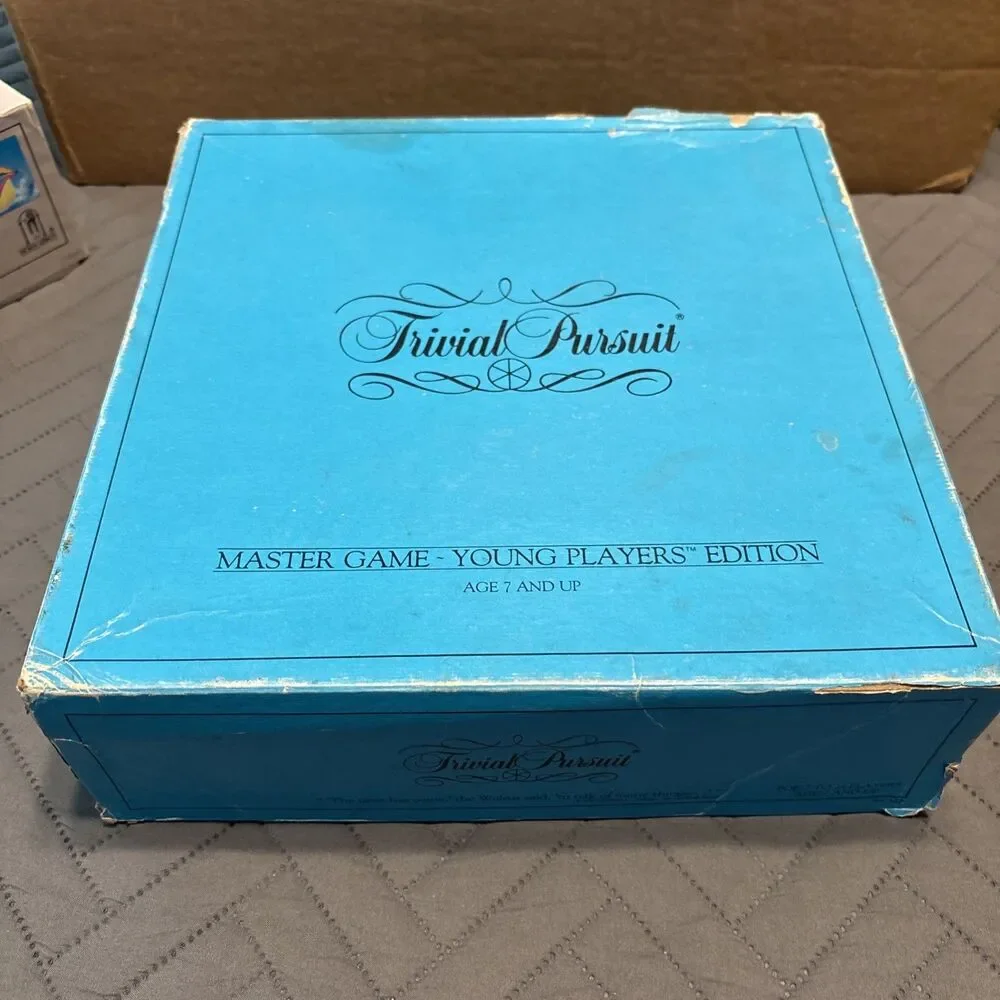 Trivial Pursuit Master Game Young Players Edition 1984 Vintage